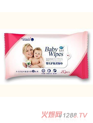 美芙特yinge護(hù)膚柔濕巾20片