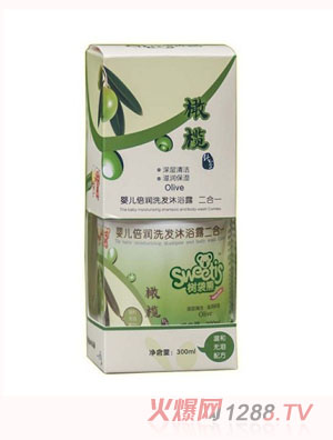 樹袋熊橄欖yinge倍潤(rùn)洗發(fā)沐浴露二合一300ml