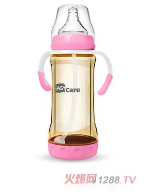 伊斯卡爾220mlPPSU安全玻璃自動(dòng)奶瓶（紅）