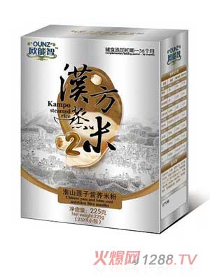 歐能智盒裝2段漢方蒸米淮山蓮子營(yíng)養(yǎng)米粉