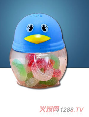 所愛(ài)小雞玩具軟糖藍(lán)色