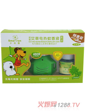 小狀園艾草電熱驅(qū)蚊液2瓶