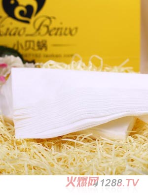 小貝蝸干濕兩用yinge天然棉柔巾