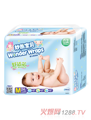 妙然寶貝舒適芯yinge紙尿褲M碼24片
