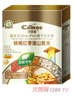 子母愛yingy核桃紅棗淮山薏米奶米粉盒裝