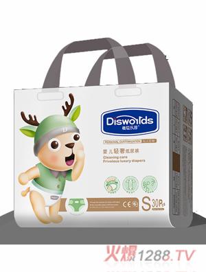 迪世樂園yinge輕奢紙尿褲S 30片