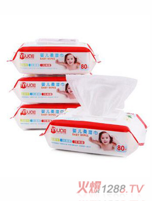 母愛(ài)帶蓋yingye80片裝柔濕巾yingye專(zhuān)用品質(zhì)珍珠螺紋