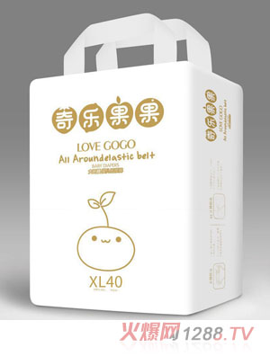 奇樂果果大環(huán)腰yinge紙尿褲XL碼40片