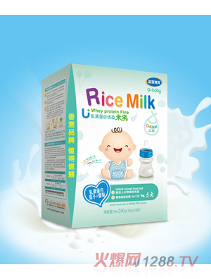 益冠寶貝yingye乳清蛋白優(yōu)益米乳蓮子+雪梨盒裝260克