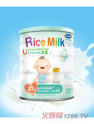 益冠寶貝yingye乳清蛋白優(yōu)益米乳南山+燕麥328克