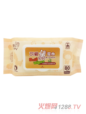 永潤(rùn)可愛(ài)貝貝yinge護(hù)膚濕巾80片