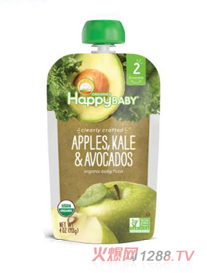 禧貝牛油果蘋果羽衣甘藍(lán)泥