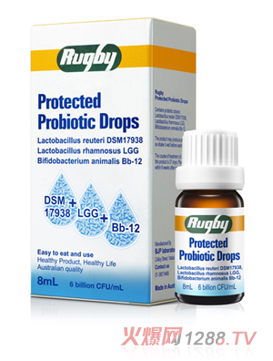 拉格比暢康益生菌滴液