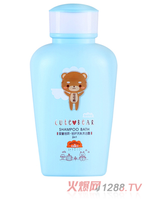 可可熊嬰童倍呵?倍護洗發(fā)沐浴露 300ml