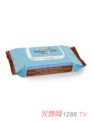 蝶雅絲50片裝絲綢yingye濕巾