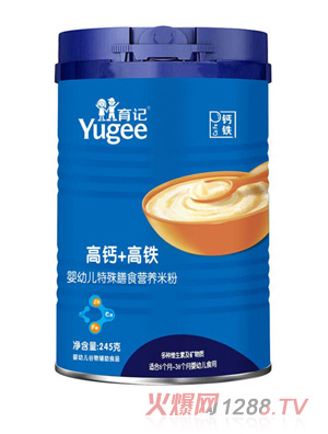 育記高鈣+高鐵yingye特殊膳食營(yíng)養(yǎng)米粉