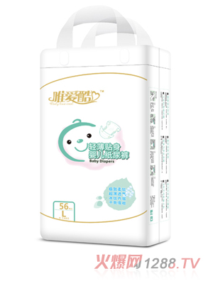 唯愛酷輕薄貼身yinge紙尿褲L