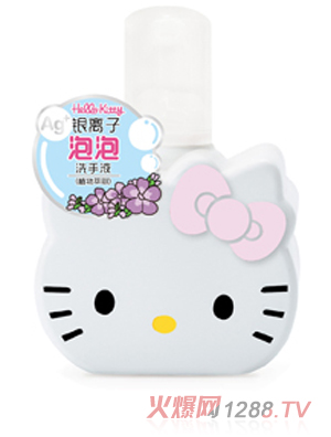Hello Kitty初酷銀離子泡泡洗手液（植物萃?。?00ml