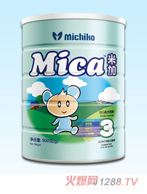 米加youe配方奶粉3段900g