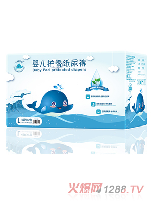 小鯨悠悠yinge護(hù)臀紙尿褲L