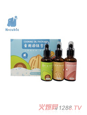 N-cubic恩庫(kù)克 三口味食用油組合裝50mlx3