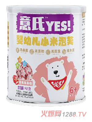 意氏yingye小米泡芙 草莓蘋果味