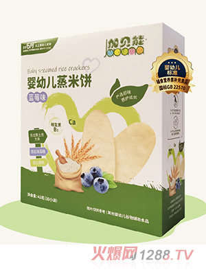 加貝能yingye蒸米餅-藍莓味