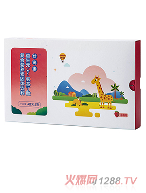 優(yōu)高素™益生元-γ-氨基丁酸復合營養(yǎng)素固體飲料（草莓味）