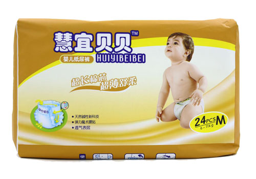 慧宜貝貝超級(jí)薄尿褲M碼24片