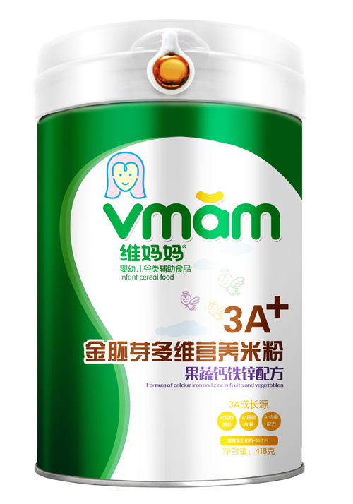 維媽媽果蔬鈣鐵鋅3A金胚芽營養(yǎng)米粉