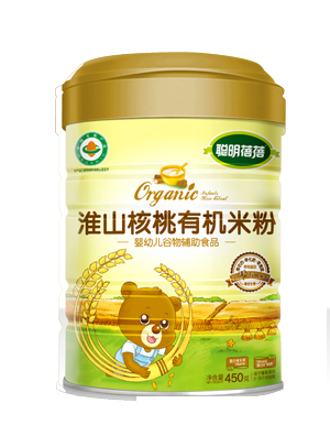 聰明蓓蓓有機米粉罐淮山核桃